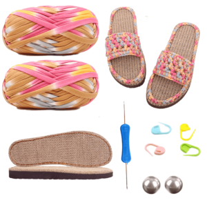 rattan sandal crochet kit