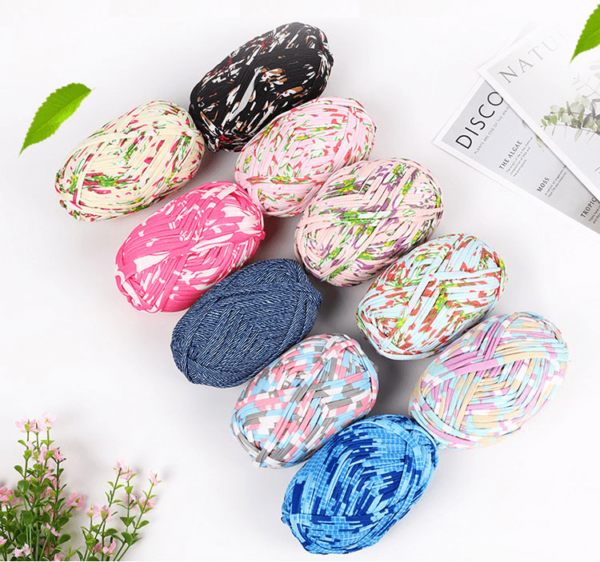 colorful fabric yarn